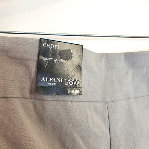 ALFANI Plus Tummy Control Grey CapriSize 28W - Picture 5 of 11